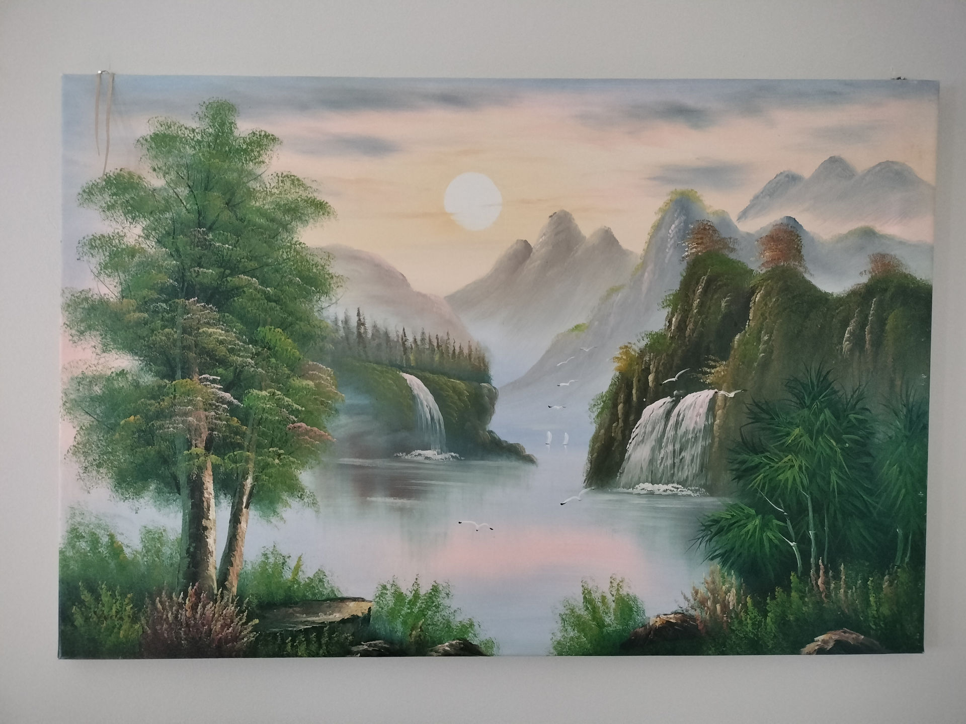 A painting by an unknown artist, from my local thrift store.