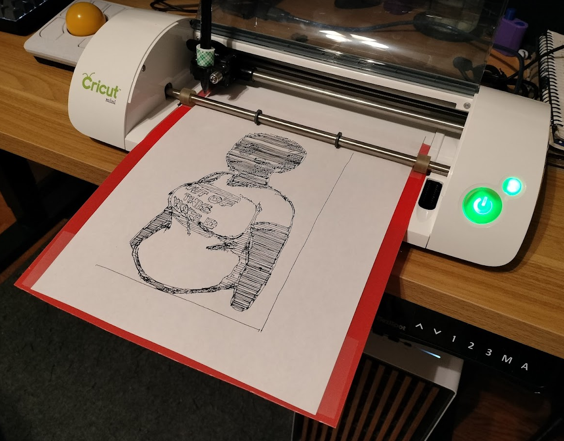 The Cricut Mini, working once again