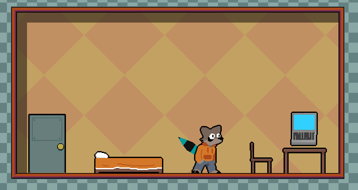 Ricket destroying his faulty laptop