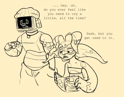 Cry a little, all the time